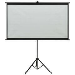vidaXL projektori ekraan statiiviga, 84" 16:9 цена и информация | Экраны для проекторов | kaup24.ee