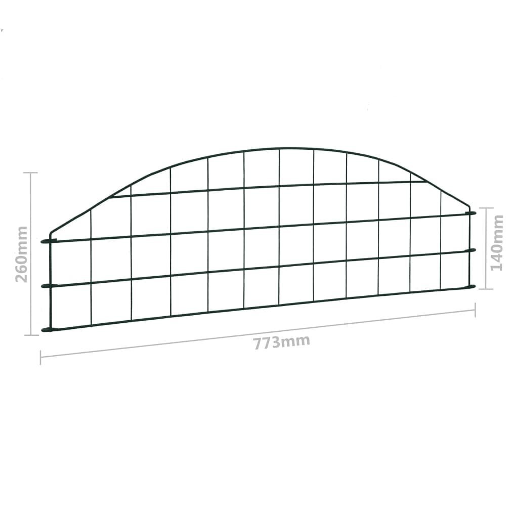 vidaXL kaarjas tiigi aiakomplekt 77,3 x 26 cm roheline hind ja info | Aiad ja tarvikud | kaup24.ee