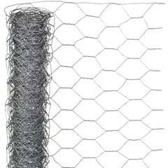 Nature traatvõrk kuusnurkne 1 x 5 m 13 mm tsingitud teras hind ja info | Aiad ja tarvikud | kaup24.ee