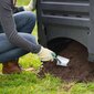 Nature kompostikast 300 l, must цена и информация | Kompostrid, prügikonteinerid | kaup24.ee