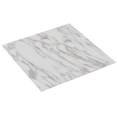 vidaXL iseliimuvad PVC-põrandalauad 5,11 m², valge marmor цена и информация | Террасный пол | kaup24.ee