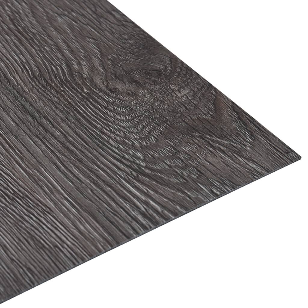 vidaXL iseliimuvad põrandaplaadid 5,11 m², PVC, pruun цена и информация | Terrassipõrandad | kaup24.ee