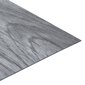 vidaXL iseliimuvad põrandaplaadid 5,11 m², PVC, helehall hind ja info | Terrassipõrandad | kaup24.ee