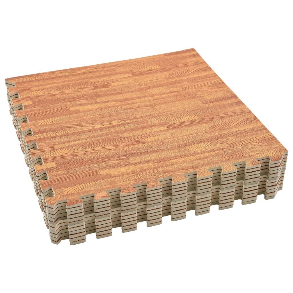 vidaXL põrandamatid 12 tk puidukiud 4,32 ㎡ EVA-vaht цена и информация | Terrassipõrandad | kaup24.ee