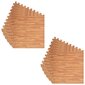 vidaXL põrandamatid 12 tk puidukiud 4,32 ㎡ EVA-vaht hind ja info | Terrassipõrandad | kaup24.ee