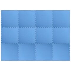 vidaXL põrandamatid 12 tk 4,32 ㎡ EVA-vaht, sinine hind ja info | Terrassipõrandad | kaup24.ee