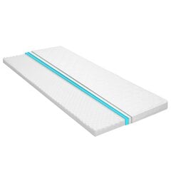 vidaXL pealismadrats 100 x 200 cm külmvaht munaprofiil 6 cm цена и информация | Сетки для кроватей | kaup24.ee