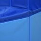 vidaXL kokkupandav koertebassein, sinine, 160 x 30 cm, PVC hind ja info | Hooldusvahendid loomadele | kaup24.ee