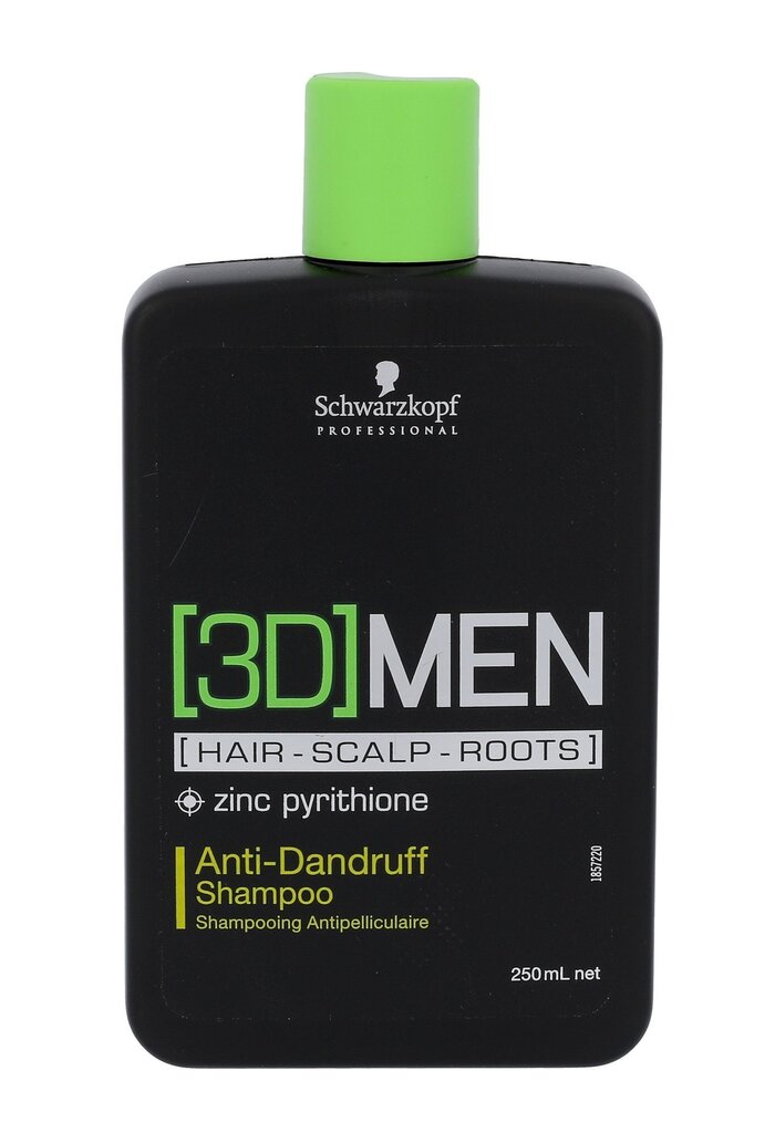 Schwarzkopf Professional 3DMEN šampoon meestele 250 ml цена и информация | Šampoonid | kaup24.ee