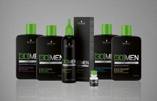 Schwarzkopf 3D MEN Hair & Body šampoon ja dušigeel 250 ml hind ja info | Šampoonid | kaup24.ee