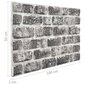 vidaXL 3D-seinapaneelid tumehalli tellisedisainiga 11 tk EPS hind ja info | Seinaplaadid | kaup24.ee