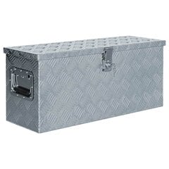 vidaXL alumiiniumist kast 76,5 x 26,5 x 33 cm, hõbedane цена и информация | Ящики для инструментов, держатели | kaup24.ee