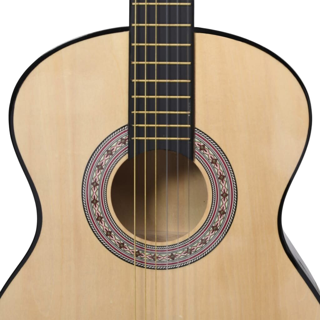 vidaXL klassikaline kitarr algajatele 4/4 39" Ameerika pärn цена и информация | Kitarrid | kaup24.ee