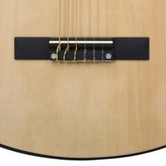 vidaXL klassikaline kitarr algajatele 4/4 39" Ameerika pärn hind ja info | Kitarrid | kaup24.ee