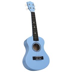 vidaXL sopran ukulele komplekt kotiga lastele sinine 21" hind ja info | Kitarrid | kaup24.ee