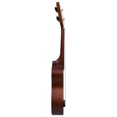 vidaXL sopran ukulele komplekt kotiga lastele tume puit 23" hind ja info | Kitarrid | kaup24.ee