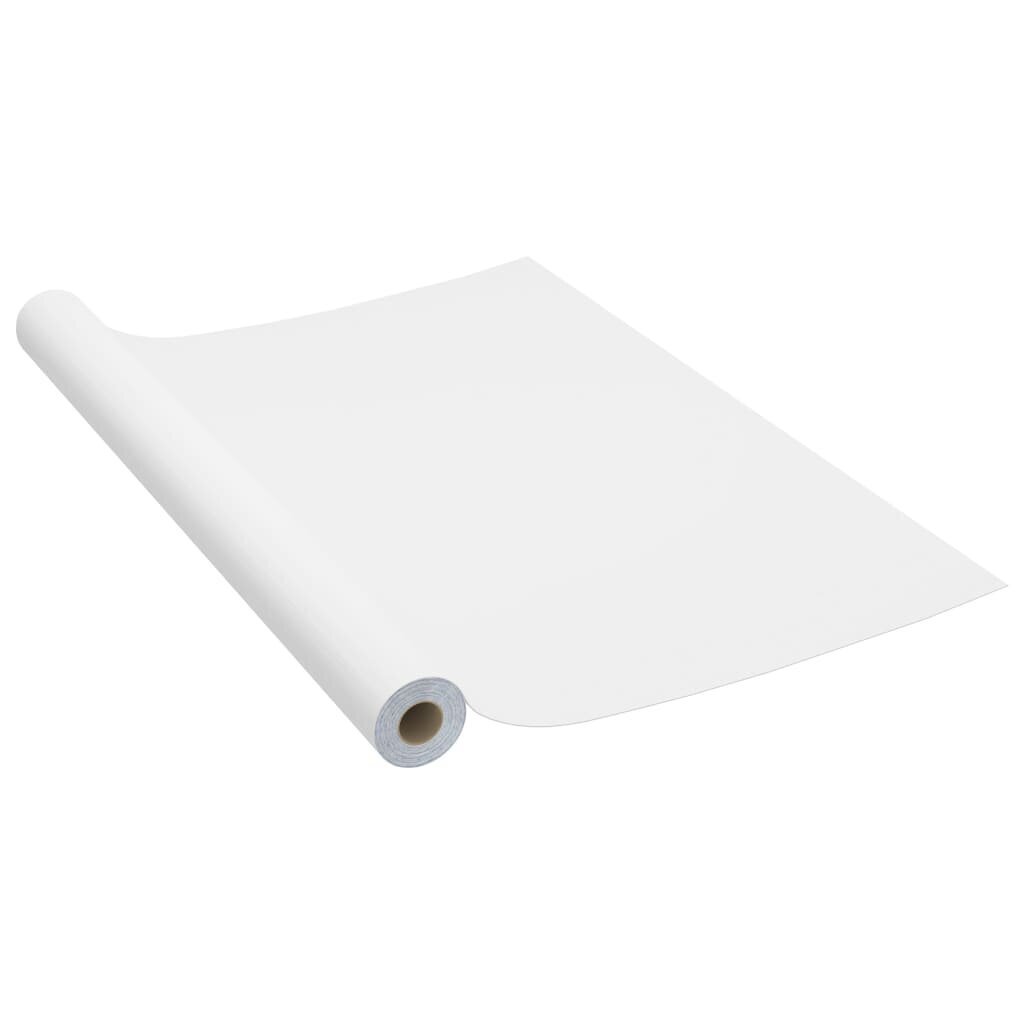 vidaXL iseliimuv mööblikile, valge, 500 x 90 cm, PVC hind ja info | Kleepkiled | kaup24.ee