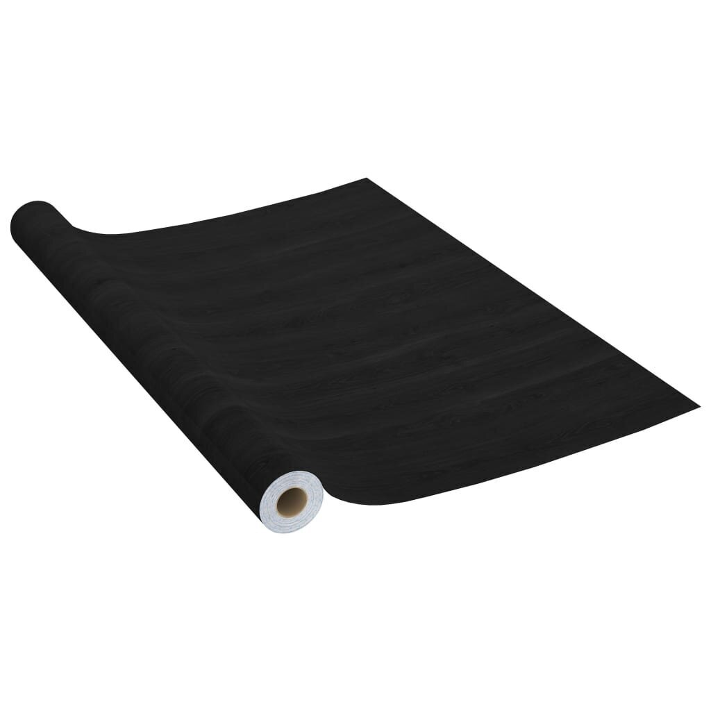 vidaXL iseliimuvad uksekiled, 2 tk, tume puit, 210 x 90 cm, PVC hind ja info | Kleepkiled | kaup24.ee