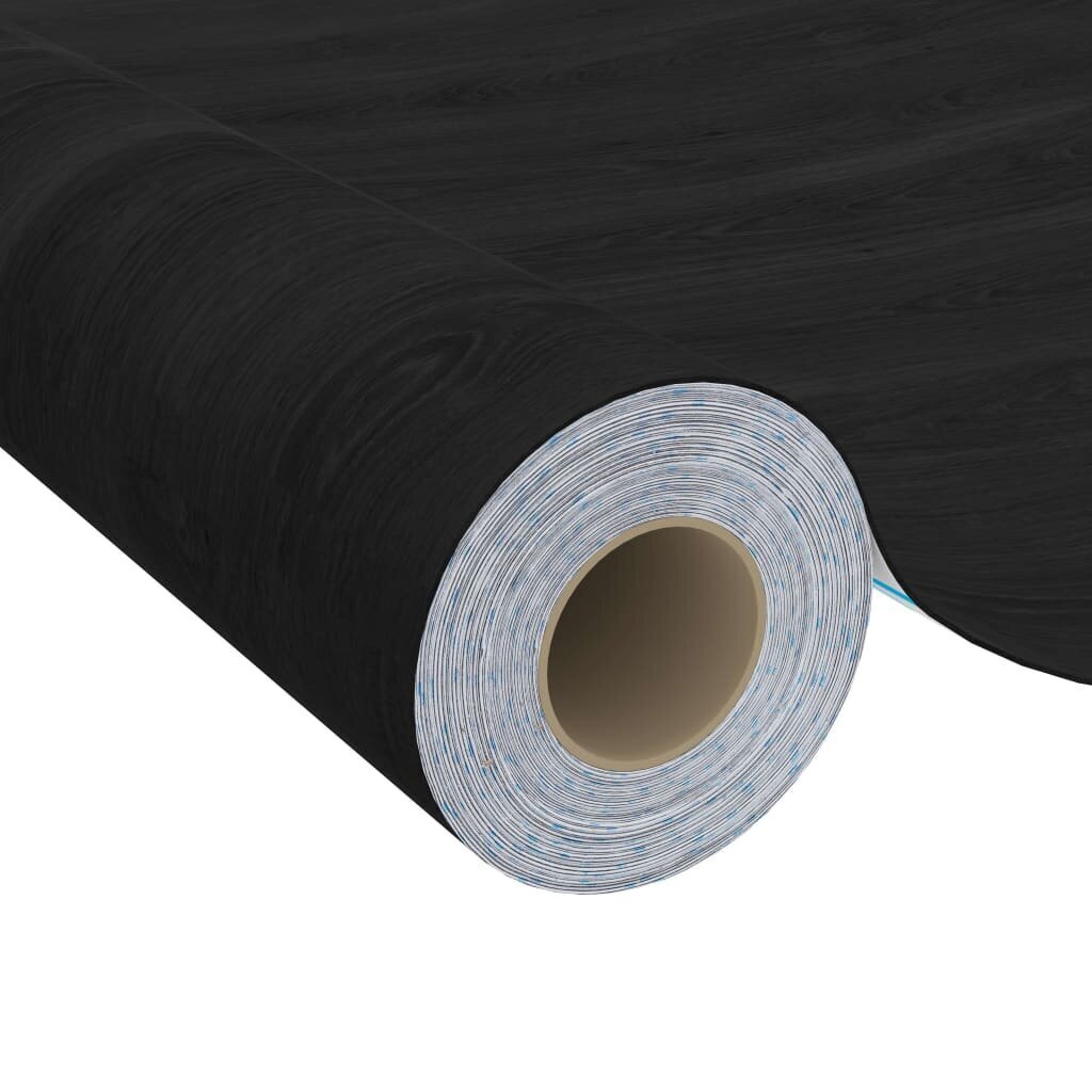 vidaXL iseliimuv mööblikile, tume puit, 500 x 90 cm, PVC hind ja info | Kleepkiled | kaup24.ee