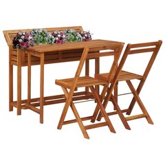 Комплект садовой мебели VidaXL, коричневый цена и информация | Комплекты уличной мебели | kaup24.ee