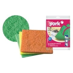 Köögi puhastuslapid YORK 3 tk, 13x14 cm цена и информация | Принадлежности для уборки | kaup24.ee