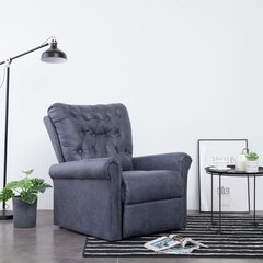 Откидное кресло, серое цена и информация | Кресла для отдыха | kaup24.ee