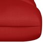 vidaXL euroaluse istumispadi, punane, 120x80x12 cm, kangast цена и информация | Toolipadjad ja -katted | kaup24.ee