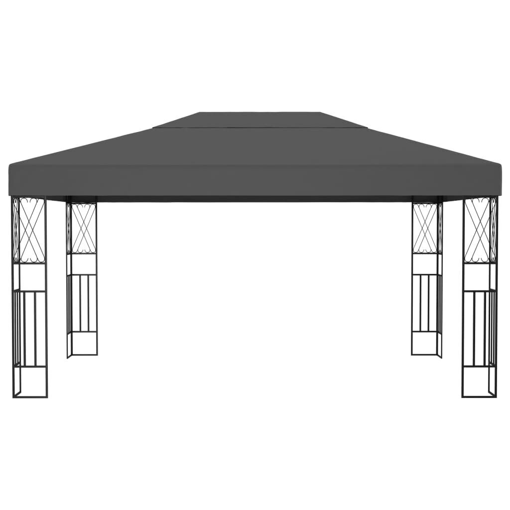 vidaXL varjualune 3 x 4 m, antratsiithall, kangas hind ja info | Varikatused ja aiapaviljonid | kaup24.ee