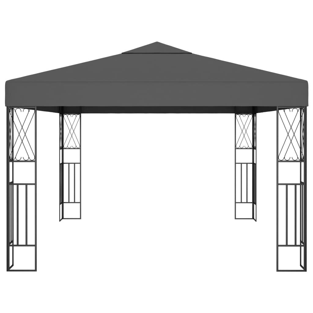 vidaXL varjualune 3 x 4 m, antratsiithall, kangas hind ja info | Varikatused ja aiapaviljonid | kaup24.ee