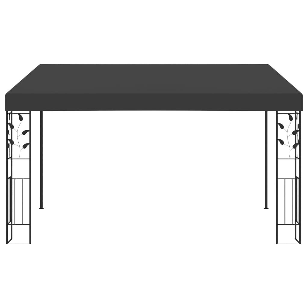 vidaXL seinale kinnitatav varjualune 4 x 3 x 2,5 m, antratsiithall hind ja info | Varikatused ja aiapaviljonid | kaup24.ee