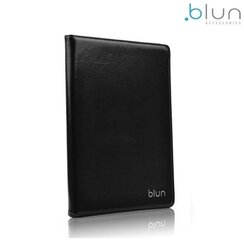 Blun UNT Универсальный Эко кожанный чехол-книжка со стендом Tablet PC до 10" дисплеем Черный цена и информация | Чехлы для планшетов и электронных книг | kaup24.ee