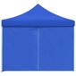 vidaXL kokkupandav pop-up peotelk 8 külgseinaga, 870 x 291 x 315 cm, sinine цена и информация | Varikatused ja aiapaviljonid | kaup24.ee
