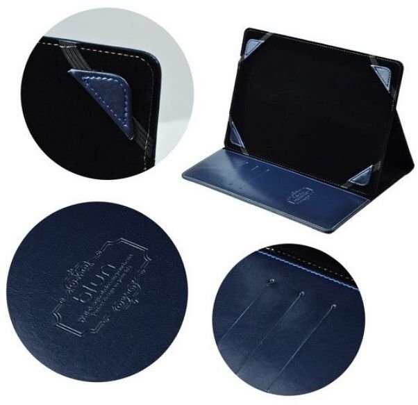 Blun UNT Universal Book Case with Stand Tablet PC with 7" screen Dark Blue hind ja info | Tahvelarvuti kaaned ja kotid | kaup24.ee