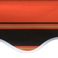 vidaXL varikatuse riie, oranž ja pruun, 600 x 300 cm hind ja info | Päikesevarjud, markiisid ja alused | kaup24.ee
