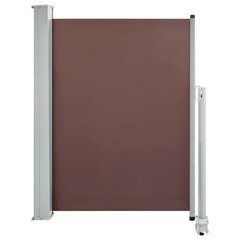 vidaXL lahtitõmmatav terrassi külgsein, 100 x 300 cm, pruun цена и информация | Зонты, маркизы, стойки | kaup24.ee