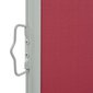 vidaXL lahtitõmmatav terrassi külgsein, 100 x 300 cm, punane hind ja info | Päikesevarjud, markiisid ja alused | kaup24.ee