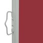 vidaXL lahtitõmmatav terrassi külgsein, 80 x 300 cm, punane hind ja info | Päikesevarjud, markiisid ja alused | kaup24.ee