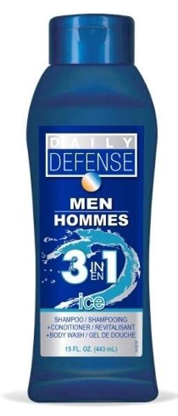 Meeste dušigeel, šampoon ja palsam Daily Defense 443 ml hind ja info | Dušigeelid, õlid | kaup24.ee