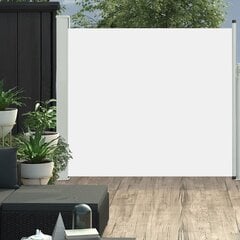 vidaXL lahtitõmmatav terrassi külgsein, 170 x 300 cm, kreemjasvalge hind ja info | Päikesevarjud, markiisid ja alused | kaup24.ee