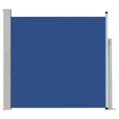 vidaXL lahtitõmmatav terrassi külgsein, 170 x 300 cm, sinine hind ja info | Päikesevarjud, markiisid ja alused | kaup24.ee