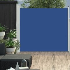 vidaXL lahtitõmmatav terrassi külgsein, 170 x 300 cm, sinine цена и информация | Зонты, маркизы, стойки | kaup24.ee
