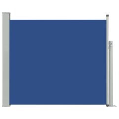 vidaXL lahtitõmmatav terrassi külgsein, 100 x 300 cm, sinine цена и информация | Зонты, маркизы, стойки | kaup24.ee