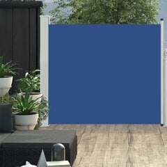 vidaXL lahtitõmmatav terrassi külgsein, 100 x 300 cm, sinine hind ja info | Päikesevarjud, markiisid ja alused | kaup24.ee