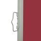 vidaXL lahtitõmmatav terrassi külgsein, 100 x 300 cm, punane hind ja info | Päikesevarjud, markiisid ja alused | kaup24.ee