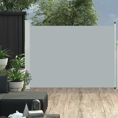 vidaXL lahtitõmmatav terrassi külgsein, 120 x 500 cm, hall цена и информация | Зонты, маркизы, стойки | kaup24.ee