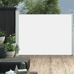 vidaXL lahtitõmmatav terrassi külgsein, 140 x 500 cm, kreemjasvalge цена и информация | Зонты, маркизы, стойки | kaup24.ee