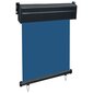 vidaXL rõdu külgsein, 60 x 250 cm, sinine hind ja info | Päikesevarjud, markiisid ja alused | kaup24.ee