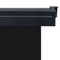 vidaXL rõdu külgsein, 160 x 250 cm, must hind ja info | Päikesevarjud, markiisid ja alused | kaup24.ee