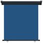 vidaXL rõdu külgsein, 160 x 250 cm, sinine hind ja info | Päikesevarjud, markiisid ja alused | kaup24.ee