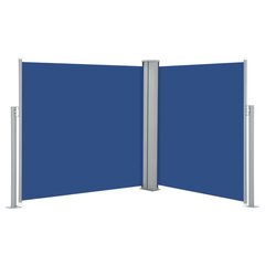 vidaXL lahtitõmmatav külgsein, sinine, 100 x 600 cm цена и информация | Зонты, маркизы, стойки | kaup24.ee
